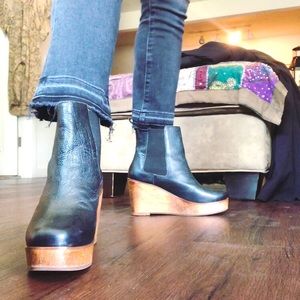 KDB kelsie dagger leather and wood boots
